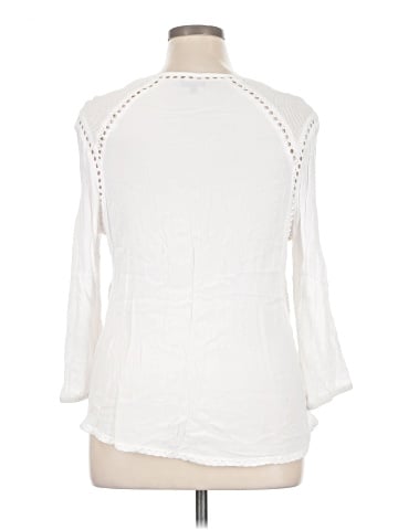 Hannah 3/4 Sleeve Blouse (view 2)