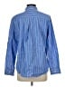 Old Navy 100% Cotton Stripes Blue Long Sleeve Button-Down Shirt Size L - photo 2