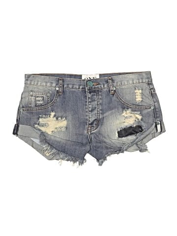One by One Teaspoon Denim Shorts (view 1)