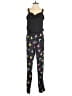 TU 100% Viscose Graphic Black Jumpsuit Size 14 - photo 1