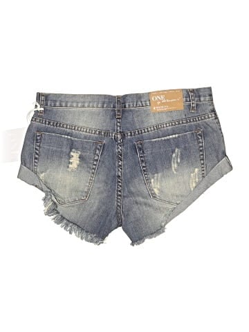 One by One Teaspoon Denim Shorts (view 2)
