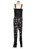 TU 100% Viscose Graphic Black Jumpsuit Size 14 - photo 2
