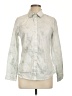 Assorted Brands Metallic Silver Long Sleeve Button-Down Shirt Size 10 - photo 1