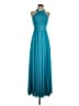DB Studio 100% Polyester Teal Cocktail Dress Size 2 - photo 1