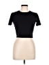 Zara Black Short Sleeve Turtleneck Size L - photo 1