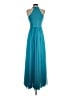 DB Studio 100% Polyester Teal Cocktail Dress Size 2 - photo 2