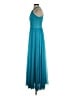DB Studio 100% Polyester Teal Cocktail Dress Size 2 - photo 5