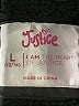 Justice Solid Black Snow Jacket Size 12 - 14 - photo 3