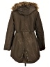 Guess 100% Polyamide Brown Coat Size L - photo 2
