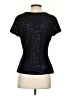 Carlisle 100% Polyester Stars Black Short Sleeve Top Size S - photo 2
