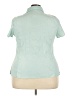 Unique Spectrum Teal Short Sleeve Blouse Size 2X - photo 2
