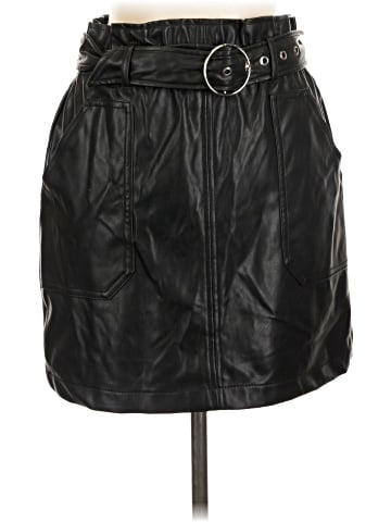 Haute Monde Faux Leather Skirt (view 1)