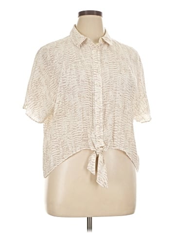 Nine West Short Sleeve Blouse (view 1)