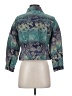 Caribbean Joe Print Blue Denim Jacket Size S - photo 2