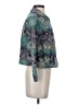 Caribbean Joe Print Blue Denim Jacket Size S - photo 4