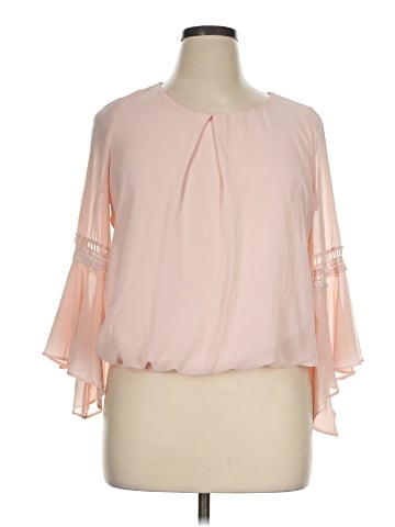 Iz Byer 3/4 Sleeve Blouse (view 1)