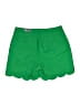 Crown & Ivy Solid Green Shorts Size 8 - photo 2
