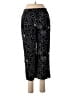 Talbots 100% Cotton Graphic Black Casual Pants Size 6 - photo 1