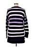 Lane Bryant Stripes Purple Pullover Sweater Size 14 - 16 Plus - photo 2