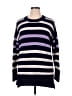 Lane Bryant Stripes Purple Pullover Sweater Size 14 - 16 Plus - photo 1