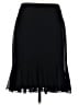 JS Collections 100% Polyester Solid Black Formal Skirt Size 6 - photo 1