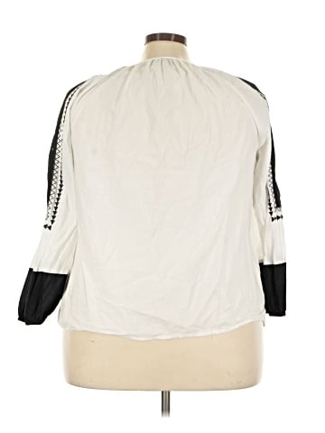 Lane Bryant 3/4 Sleeve Blouse (view 2)