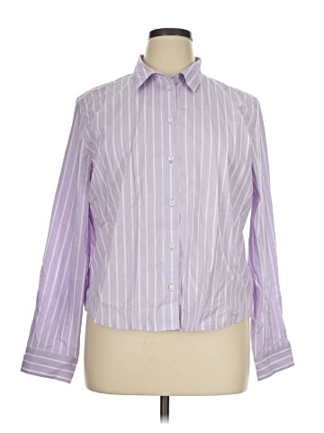 J.Crew Factory Store Long Sleeve Button-Down Shirt (view 1)