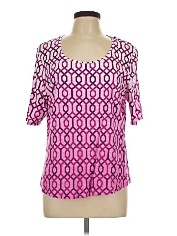 Chico's 3/4 Sleeve T-Shirt (view 1)
