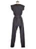 En Focus Studio 100% Polyester Stripes Gray Jumpsuit Size 6 - photo 2
