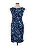 Connected Apparel Camo Tie-dye Blue Cocktail Dress Size 16 - photo 2