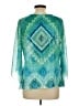 Chico's Teal 3/4 Sleeve T-Shirt Size Lg (2) - photo 2