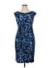 Connected Apparel Camo Tie-dye Blue Cocktail Dress Size 16 - photo 1