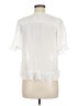 Lucky Brand White Short Sleeve Blouse Size M - photo 2