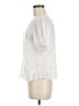 Lucky Brand White Short Sleeve Blouse Size M - photo 5