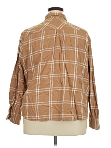 J.Crew Factory Store Long Sleeve Button-Down Shirt (view 2)