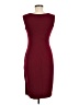 En Focus Studio Solid Burgundy Cocktail Dress Size 8 - photo 2
