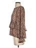 Gilli Brown Long Sleeve Blouse Size S - photo 5