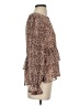 Gilli Brown Long Sleeve Blouse Size S - photo 4