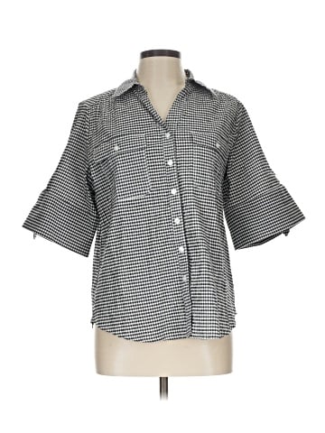 Cathy Daniels 3/4 Sleeve Button-Down Shirt (view 1)