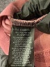 Como Black Burgundy 3/4 Sleeve Top Size M - photo 8