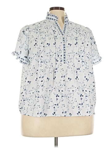 Max Studio Short Sleeve Blouse (view 1)