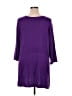 IMAN Purple 3/4 Sleeve Top Size 1X - photo 2