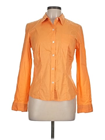 Ann Taylor Long Sleeve Button-Down Shirt (view 1)