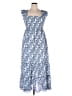 Max Studio 100% Polyester Paisley Blue Casual Dress Size XL - photo 1