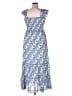 Max Studio 100% Polyester Paisley Blue Casual Dress Size XL - photo 2