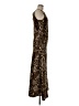 Francesca's 100% Polyester Animal Print Brown Cocktail Dress Size M - photo 4