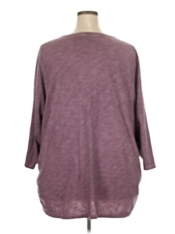 Lane Bryant 3/4 Sleeve T-Shirt (view 2)