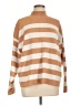 Elie Tahari Stripes Tan Pullover Sweater Size L - photo 1