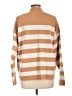Elie Tahari Stripes Tan Pullover Sweater Size L - photo 2