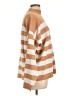 Elie Tahari Stripes Tan Pullover Sweater Size L - photo 4